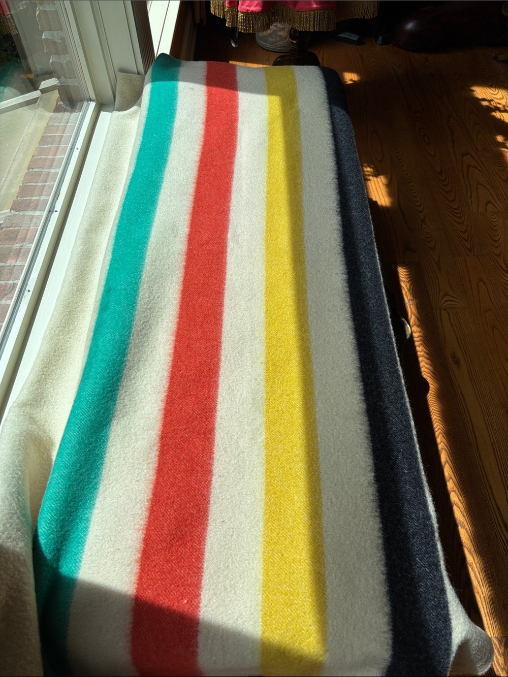 Golden Dawn Wool Blanket